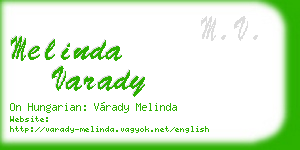 melinda varady business card
